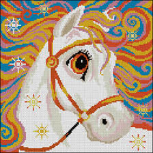 Схема вышивки «Лошадь»