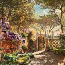 Схема вышивки «В парк»