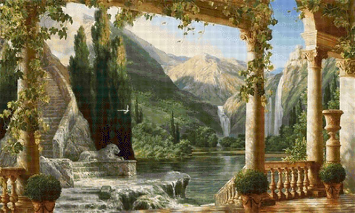 Античная фреска - предпросмотр