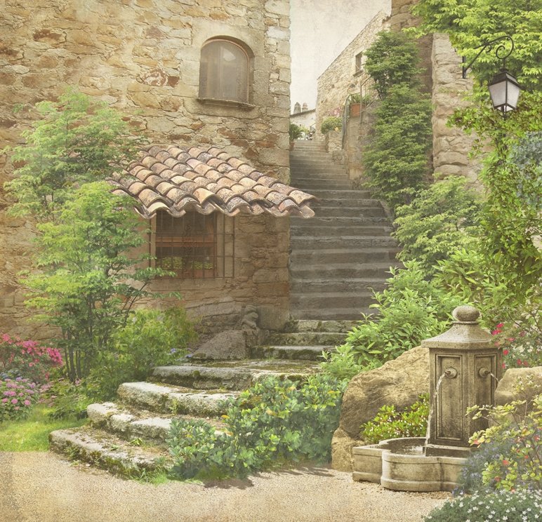 Лестница в... - оригинал