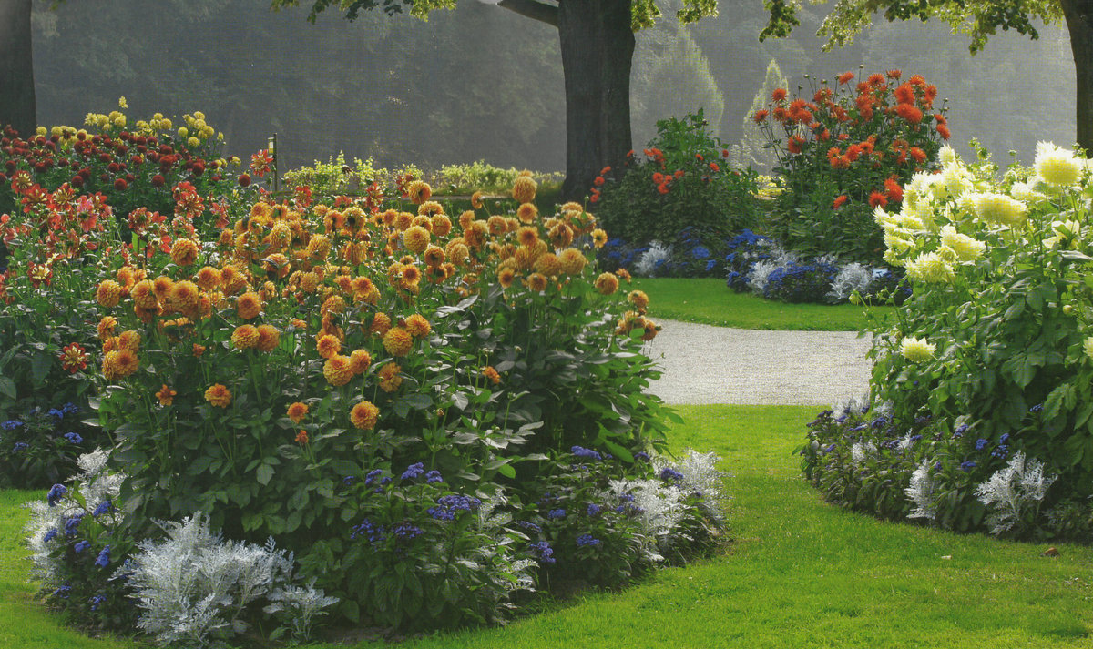 Лихтентальская аллея, Баден-Баден, Германия - сад, цветы, аллея - оригинал