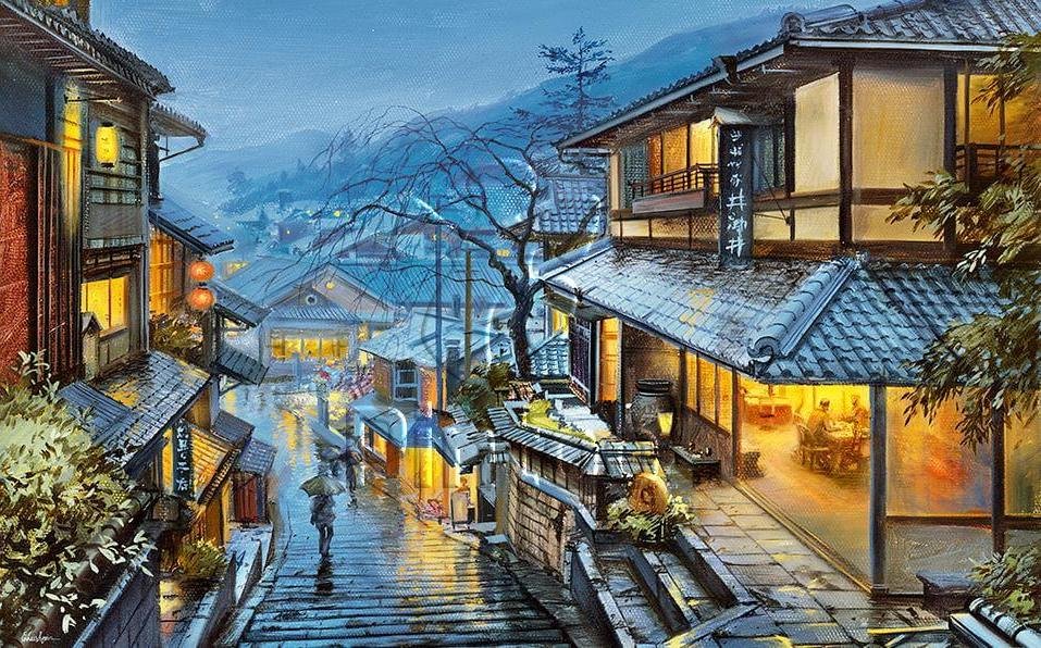 Вечерний город - оригинал