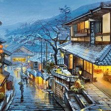 Вечерний город