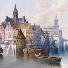 Схема вышивки «Пейзаж»