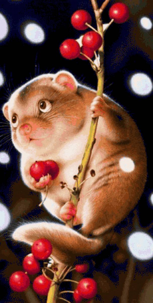 За ягодами..... - барсук, дикие, животные - предпросмотр