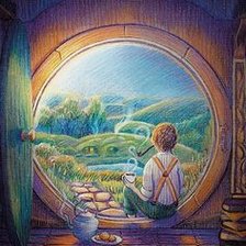 Схема вышивки «хобит (властелин колец )»