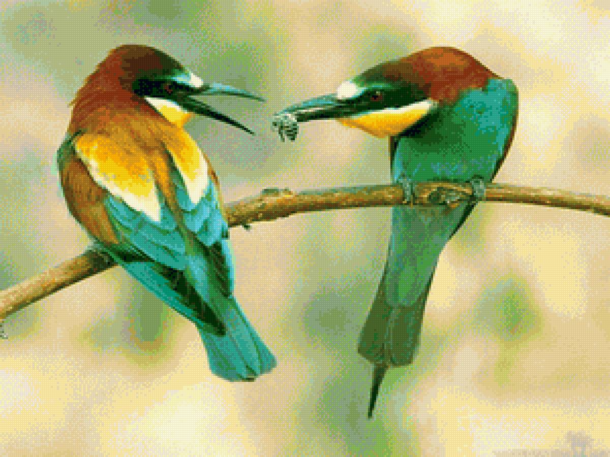 Подношение - птицы, насекомые - предпросмотр