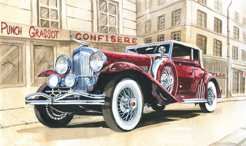 Ретро автомобиль - оригинал