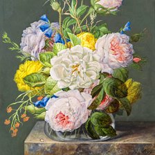 Схема вышивки «цветы»