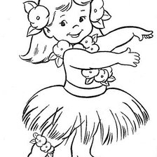 Схема вышивки «hawaiana»