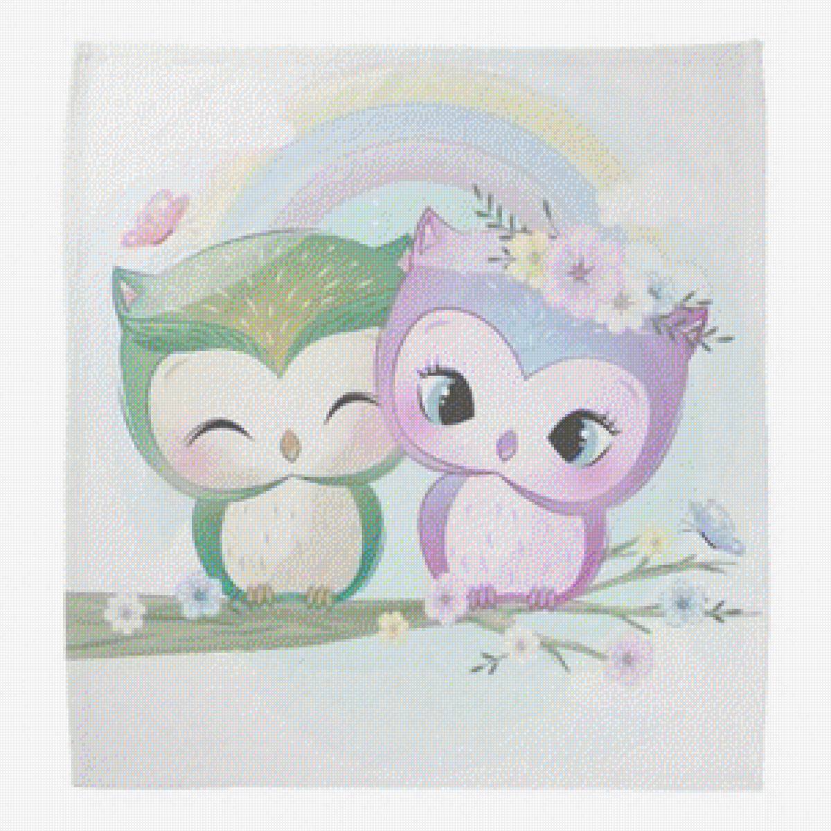 parejita de buhitos - предпросмотр