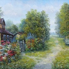 Схема вышивки «Накануне осени»