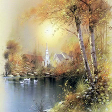 Схема вышивки «Осінь»