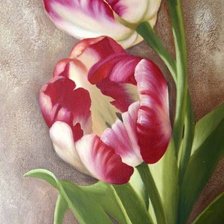 Схема вышивки «ТЮЛЬПАНЫ»