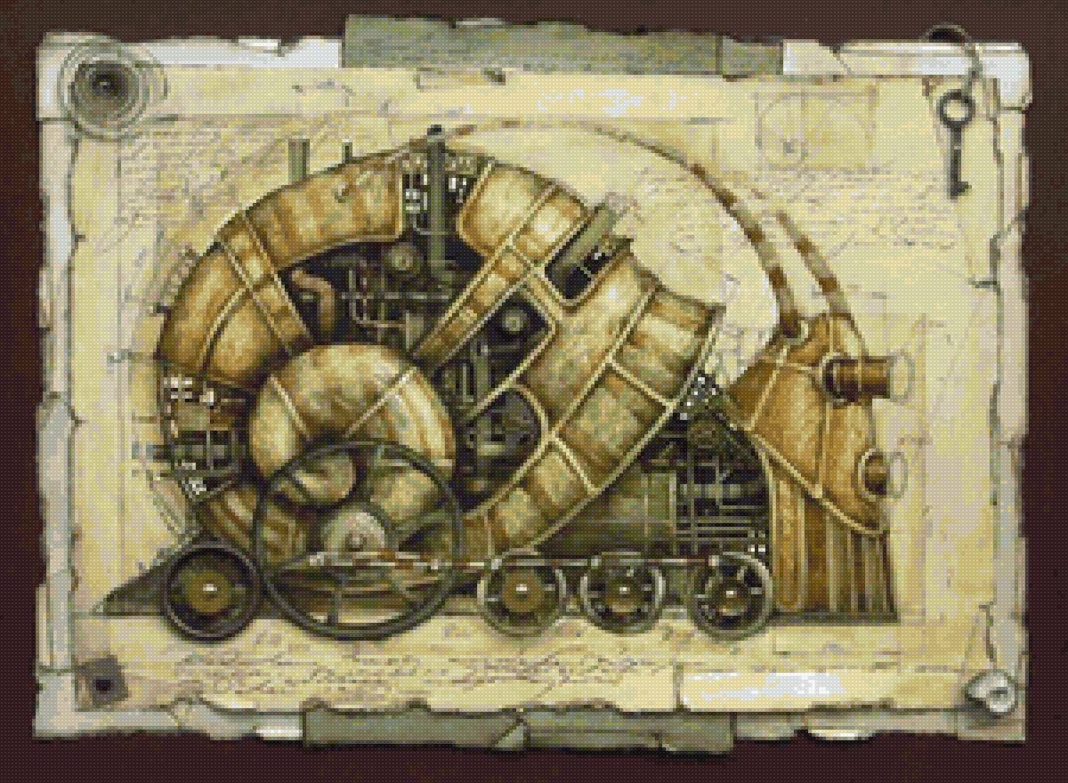 Улитковоз - механика, стимпанк - предпросмотр