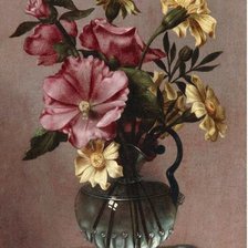 Схема вышивки «цветы»