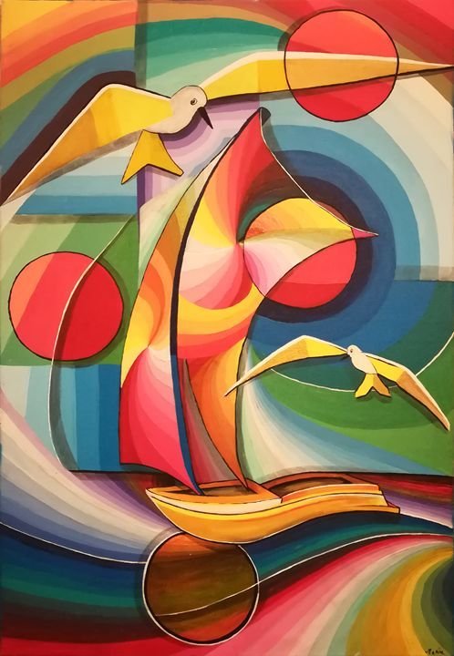 pintura abstrata - pintura - оригинал