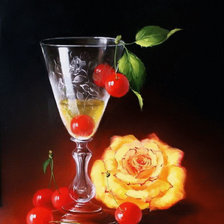 Схема вышивки «Натюрморт "свидание"»