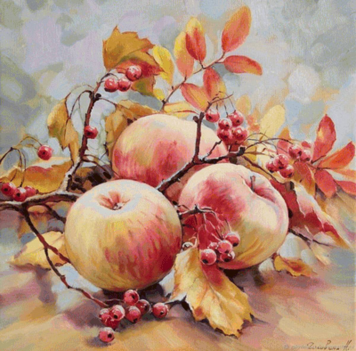 Яблоки 2 - осень, фрукты, яблоки - предпросмотр