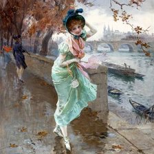 Схема вышивки «Даниэль Эрнандес Морилло. Ветер»