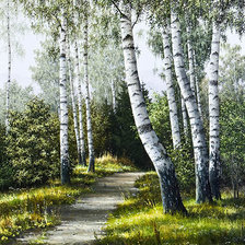 Схема вышивки «Пейзаж»