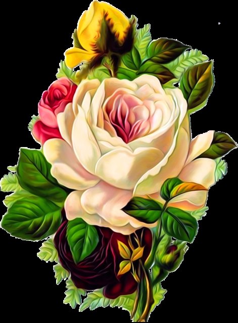 Маленький букет - розы, натюрморт, цветы, букет - оригинал