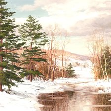 Схема вышивки «Пейзаж»