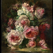 Схема вышивки «цветы»