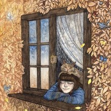 Схема вышивки «niña»