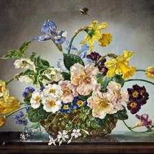 Схема вышивки «букет»