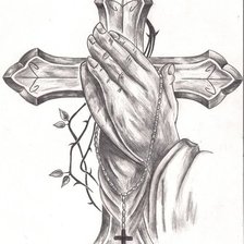 Схема вышивки «ORACION»