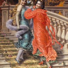 Схема вышивки «в театре»