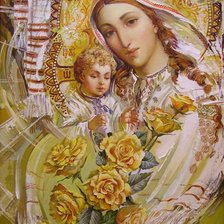 Схема вышивки «икона»