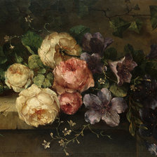 Схема вышивки «цветы»