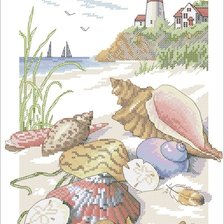 Схема вышивки «Маяк»