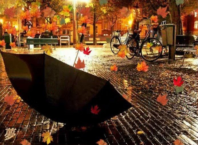 Осень - городской пейзаж, осень - оригинал