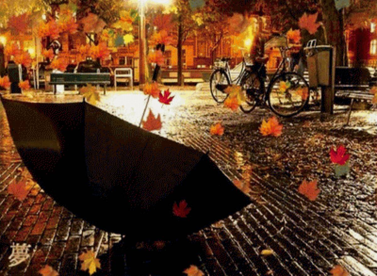 Осень - городской пейзаж, осень - предпросмотр