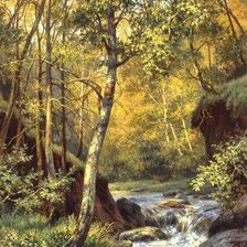 Схема вышивки «Пейзаж»