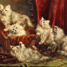 Схема вышивки «Пушистики»