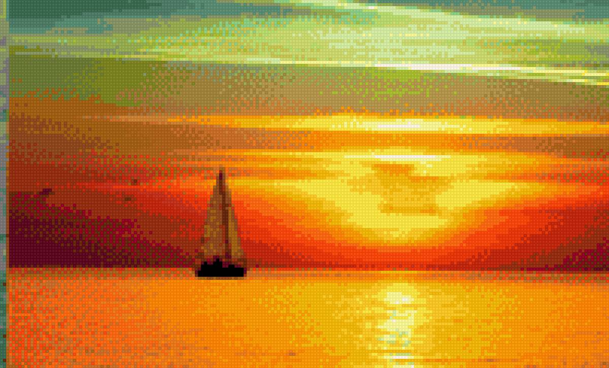 №2180345 - море, пейзаж, парус - предпросмотр