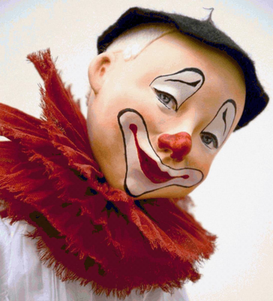 Веселый клоун - цирк, клоун - предпросмотр