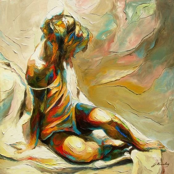 pintura de mulher - pintura - оригинал