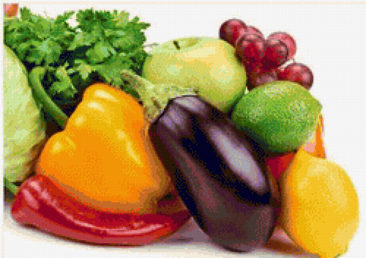 натюрморт - овощи, фрукты, натюрморт - предпросмотр