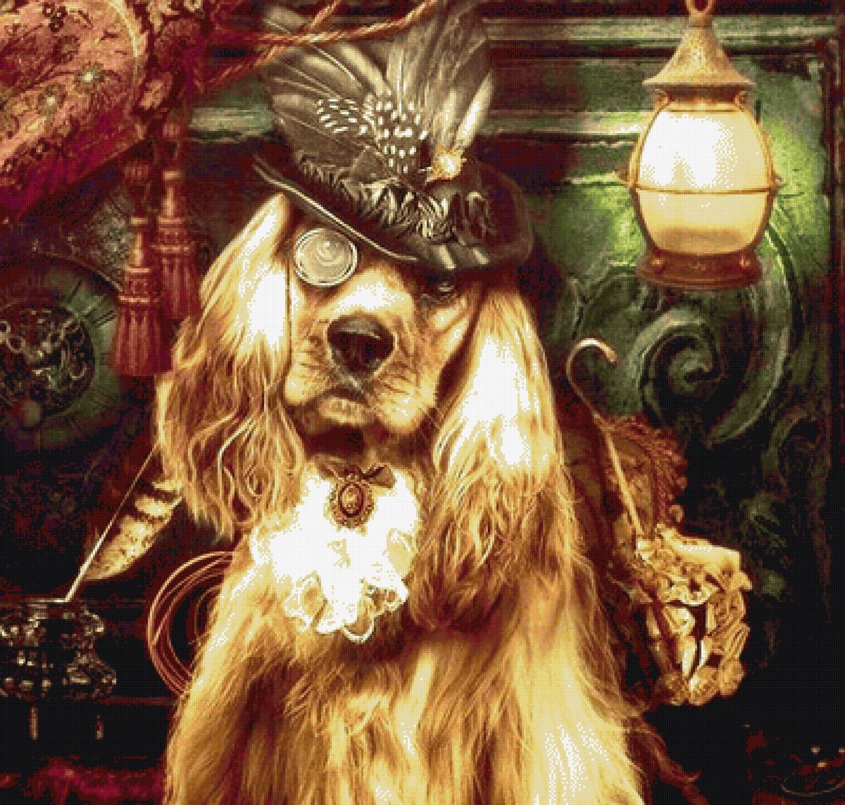 Через монокль... - животные, собака - предпросмотр