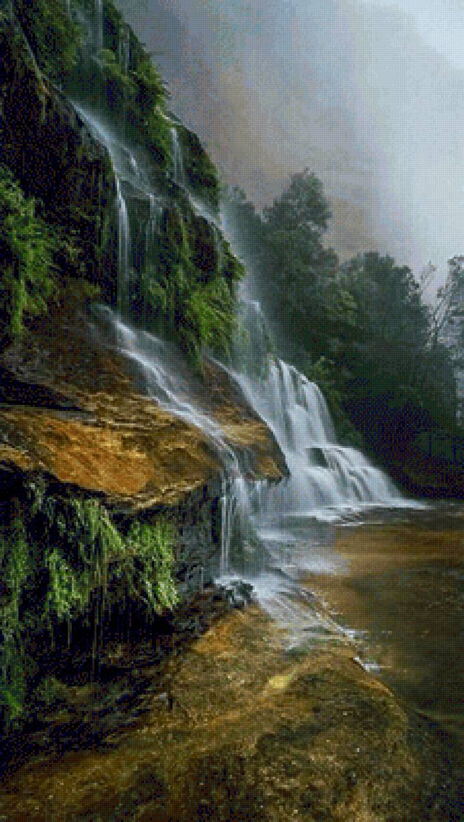 №2181956 - лес, горы, природа, водопад - предпросмотр