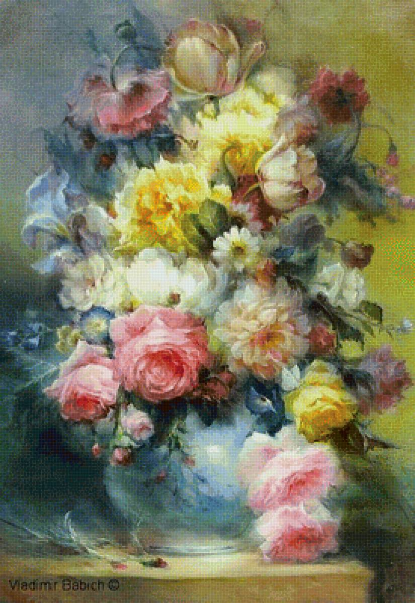 букет - акварель - предпросмотр