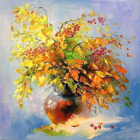 натюрморт - осень, натюрморт - оригинал