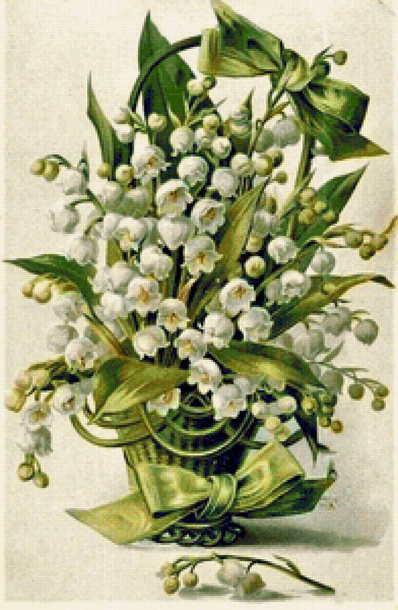 Landish - птицы, цветы - предпросмотр