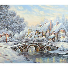 Схема вышивки «Зимушка-зима.»