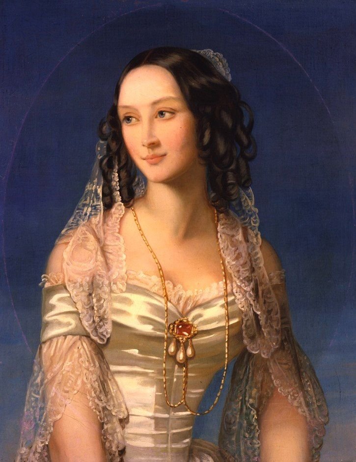 Кристина Робертсон. Зинаида Ивановна Юсупова (Нарышкина) - дама, 19 век, женщина, живопись, портрет, девушка - оригинал